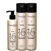 Acquaflora Kit 15 Beneficios Acido Hialuronico Protetor 3 Produtos