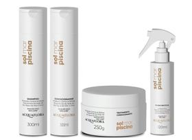 Acquaflora - Kit Piscina - Sh + Cond + Masc + Protetor