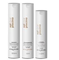 Acquaflora-kit Piscina - Shampoo +condicionador + Hidratante