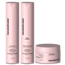 Acquaflora - Kit Reconstrutor - Sh + Cond + Masc