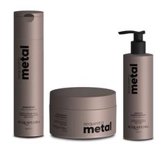 Acquaflora Kit Sequestra Metal Shampoo Máscara e Leave-in
