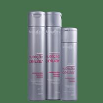 Acquaflora Nutrição Celular Shampoo+Condicionador 300ml+Hidrat. S/Enxague 240ml