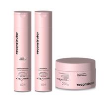 Acquaflora Reconstrutor Kit Tratamento Sh + Cond + Mas