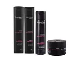 Acquaflora Reconstrutor Shampoo + Cond 300ml + Masc 250ml + Hidrat. s/ Enxague 240ml.