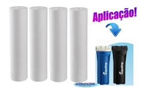Acqualimp Kit Com 4 Refil Polipropileno Filtro Caixa D Água Acqualimp Kit Com 4 Refil Polipropileno Filtro Caixa D Água
