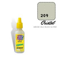 Acricor Cola Relevo Cristal (Glitter)20g Acricor Cola Relevo Cristal (Glitter)20g
