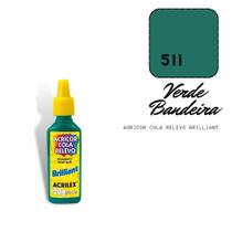 Acricor Cola Relevo Verde Bandeira (Brilliant)20g