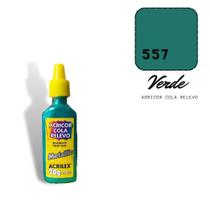 Acricor Cola Relevo Verde(Metallic)20g Acricor Cola Relevo Verde(Metallic)20g