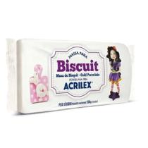 Acrilex - Massa Biscuit Acrilex 500 g Branco Acrilex - Massa Biscuit Acrilex 500 g Branco