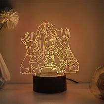 Acrílico 3D Night Light Legends Arcane Jinx com base em ABS