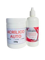 Acrilico Auto Polimerizante 150gr + 100 Ml Incolor Acrilico Auto Polimerizante 150gr + 100 Ml Incolor