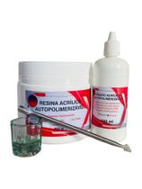 Acrilico Para Conserto Carcaca De Notebook 250 Gr + 100 Ml + Kit Inox Acrilico Para Conserto Carcaca De Notebook 250 Gr + 100 Ml + Kit Inox