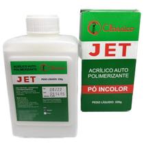 Acrílico PÓ 220g INCOLOR Resina Odonto Prótese e reparos gerais Auto