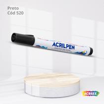 Acrilpen dz-cor preto (1/12)