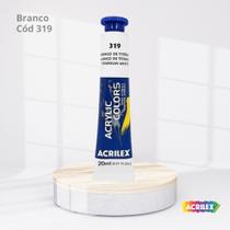 Acrylic colors 20ml branco de titan