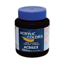 Acrylic colors 250ml 1 preto-131250320 - ACRILEX