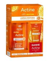 Actine Kit Gel de Limpeza Facial Vit C 140g + 40g