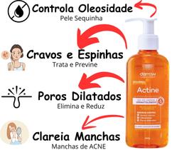 Actine Sabonete Liquido Facial 140ml Vitamina C Darrow Dia noite Todo Tipo De Pele