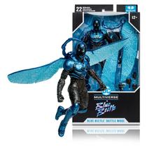Action figure besouro azul dc boneco articulado 18cm
