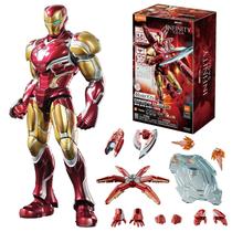 Action Figure Blokees Marvel Homem De Ferro Iron Man Mark LXXXV Colecionável Com 167 Peças