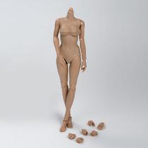 Action Figure Body, escala 1/6, pele bronzeada feminina