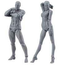 Action Figure Body Kun & Chan, 2 peças de manequim de desenho