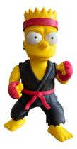 Action Figure Boneco Bart Simpsons 22 Cm Lutador Kimono Luta Street Fighter