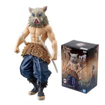 Action Figure Boneco Inosuke Hashibira Demon Slayer 14cm