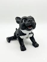 Action Figure Bulldog Francês Articulado em Impressão 3D Kit Completo Presente Decorativo Action Figure Bulldog Francês Articulado em Impressão 3D Kit Completo Presente Decorativo