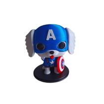 Action Figure Cachorro Capitão América Action Figure Cachorro Capitão América