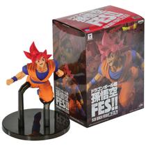 Action Figure Dragon Ball Super Goku Fes Super Saiajin God Action Figure Dragon Ball Super Goku Fes Super Saiajin God
