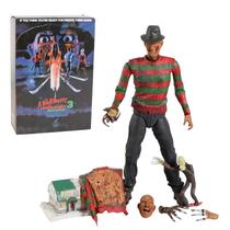 Action figure freddy krueger nightmare 3 on elm street articulado 18cm Action figure freddy krueger nightmare 3 on elm street articulado 18cm
