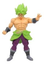 Action Figure Goku Super Saiyajin Broly e Gogeta Guerreiros de Dragon Ball