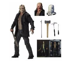 Action figure jason voorhees jaqueta sexta-feira 13 articulado 18cm