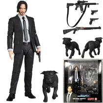 Action Figure John Wick Chapter 2 Keanu Reeves Com Acessórios Action Figure John Wick Chapter 2 Keanu Reeves Com Acessórios
