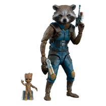 Action Figure Marvel Guardiões da Galáxia - S.H. Figuarts Rocket & Baby Groot Bandai Action Figure Marvel Guardiões da Galáxia - S.H. Figuarts Rocket & Baby Groot Bandai