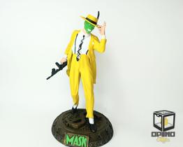 Action Figure O Maskára - The Mask - O Mascará - Jim Carrey (Com Chapéu) - Opimo Maker Impressão 3D
