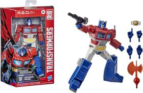 Action Figure Optimus Prime Transformers RED Com Acessórios Action Figure Optimus Prime Transformers RED Com Acessórios
