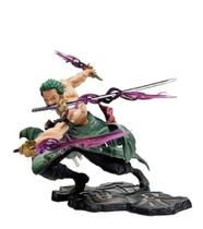 Action Figure Roronoa Zoro Estátua Espadas One Piece Art