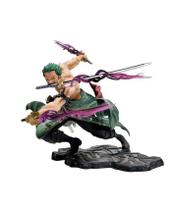 Action Figure Roronoa Zoro Estátua Espadas One Piece Boneco - ActionCollection