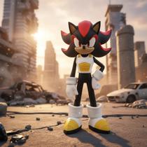 Action Figure Shadow Vegeta Sonic Dbz Boneco Gigante 30 Cm