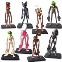 Action Figure Toy YZYNEW Siren Head 8 peças para meninos e meninas