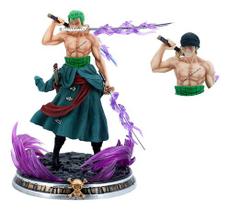 Action Figure Zoro Estatueta Double Headed One Piece 21 Cm