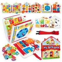 Activity Busy Book Coogam Toddler Felt Montessori 3-5 anos