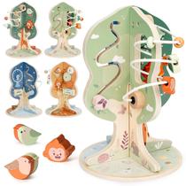 Activity Cube Joyreal Montessori 8 em 1 para crianças com mais de 1 ano Activity Cube Joyreal Montessori 8 em 1 para crianças com mais de 1 ano