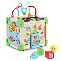 Activity Cube LeapFrog Touch and Learn Wooden por mais de 12 meses