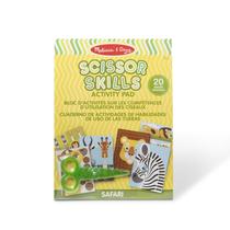 Activity Pad Melissa & Doug Safari com tesoura segura para crianças Activity Pad Melissa & Doug Safari com tesoura segura para crianças