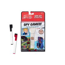 Activity Pad Melissa e Doug Wipe-Off Spy Games há mais de 6 anos Activity Pad Melissa e Doug Wipe-Off Spy Games há mais de 6 anos