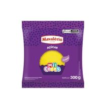 Açúcar colorido mil cores 300g mavalério - Amarelo