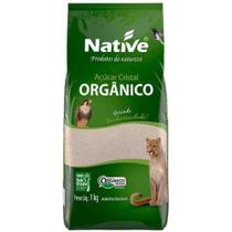 Açúcar Cristal Native Orgânico Claro sem Glúten Pacote 1 kg - HIPERBELEZA